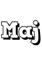 Maj snowing logo