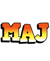 Maj sunset logo