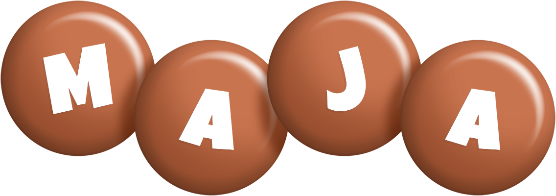 Maja candy-brown logo