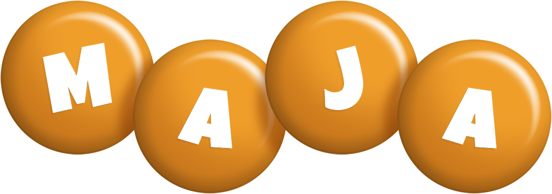 Maja candy-orange logo