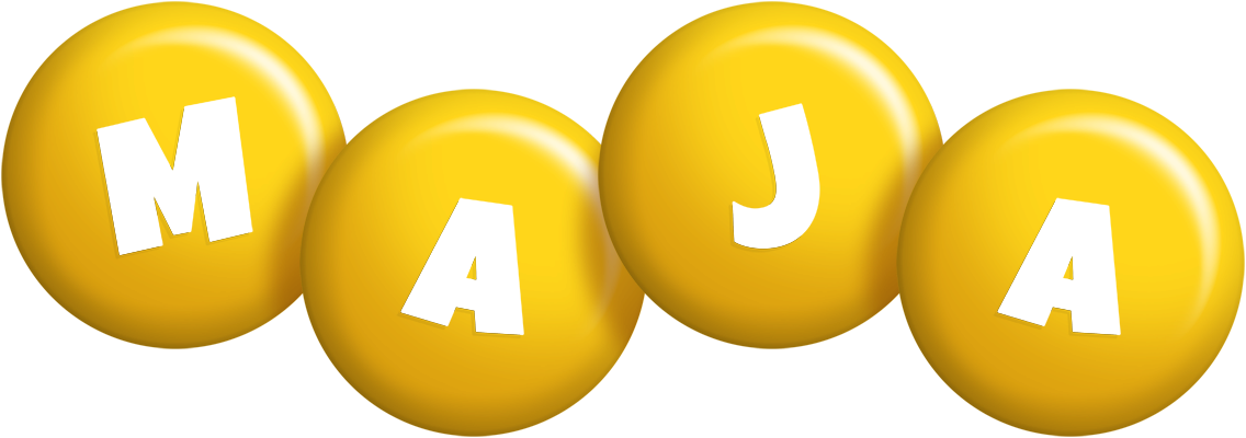 Maja candy-yellow logo