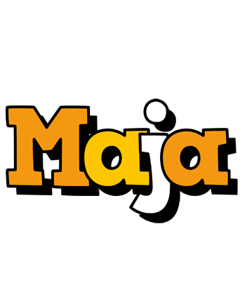 Maja cartoon logo