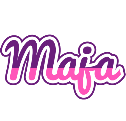 Maja cheerful logo