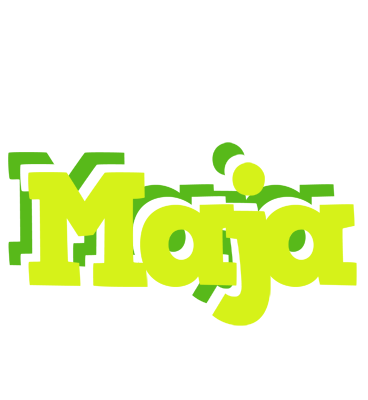 Maja citrus logo