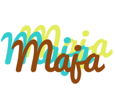 Maja cupcake logo