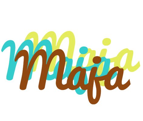 Maja cupcake logo