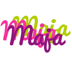 Maja flowers logo