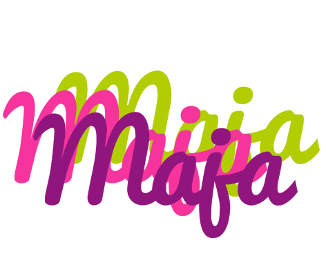 Maja flowers logo