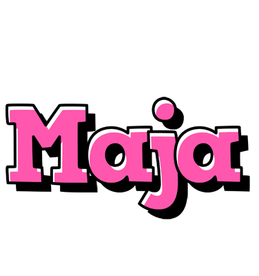 Maja girlish logo