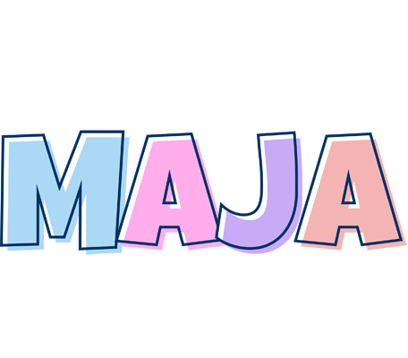 Maja pastel logo