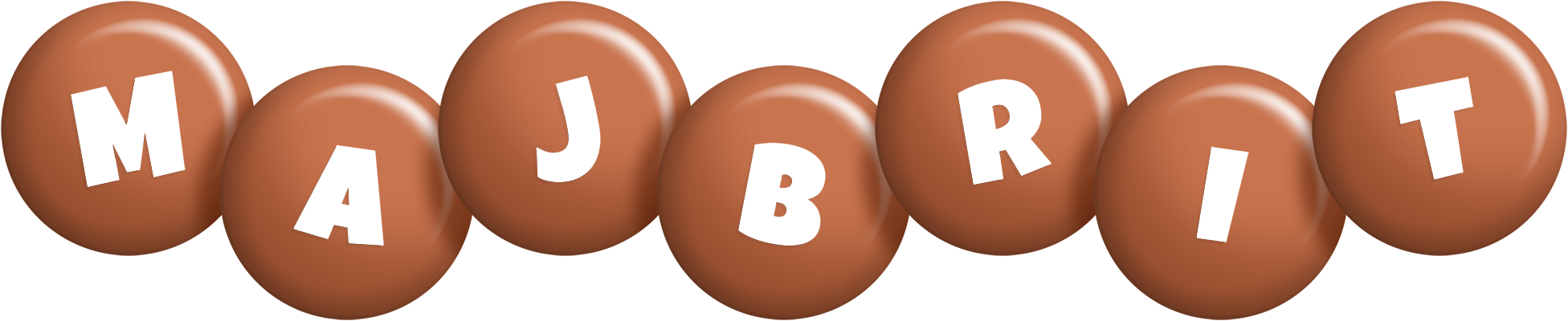 Majbrit candy-brown logo