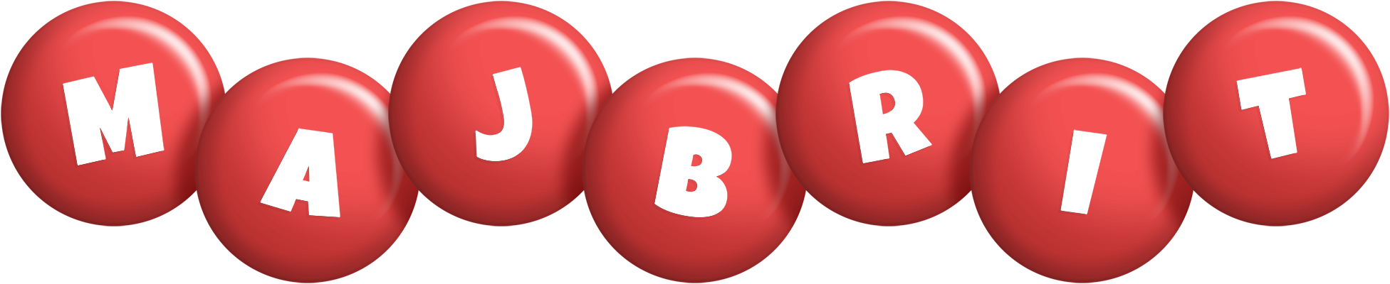 Majbrit candy-red logo