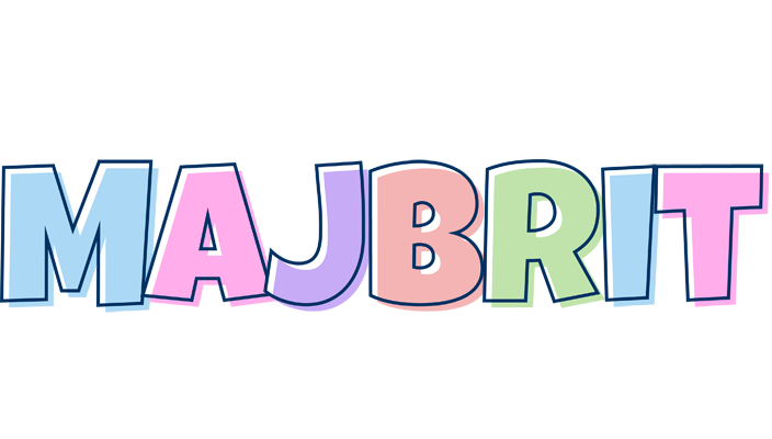 Majbrit pastel logo