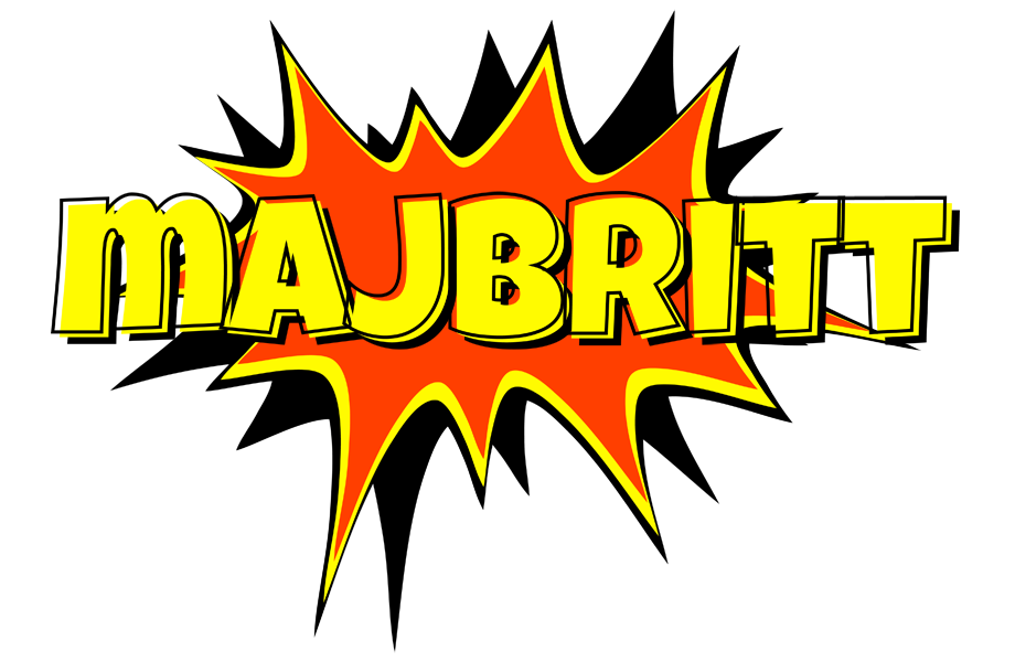 Majbritt bazinga logo