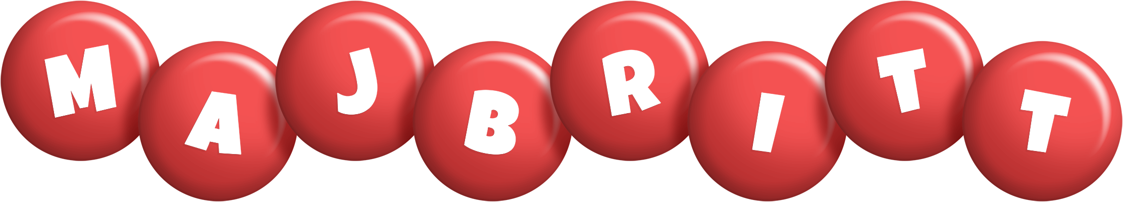 Majbritt candy-red logo