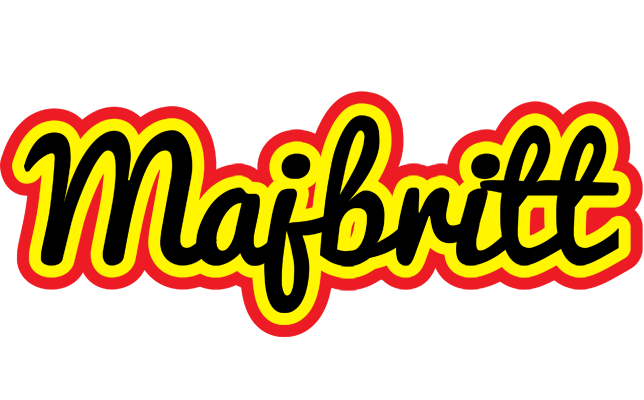 Majbritt flaming logo
