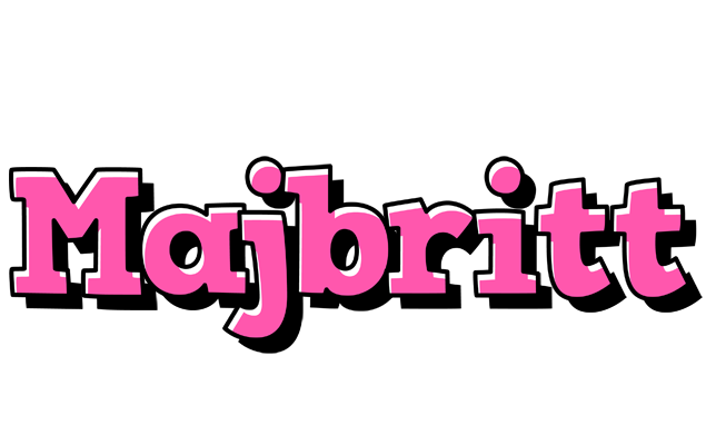 Majbritt girlish logo