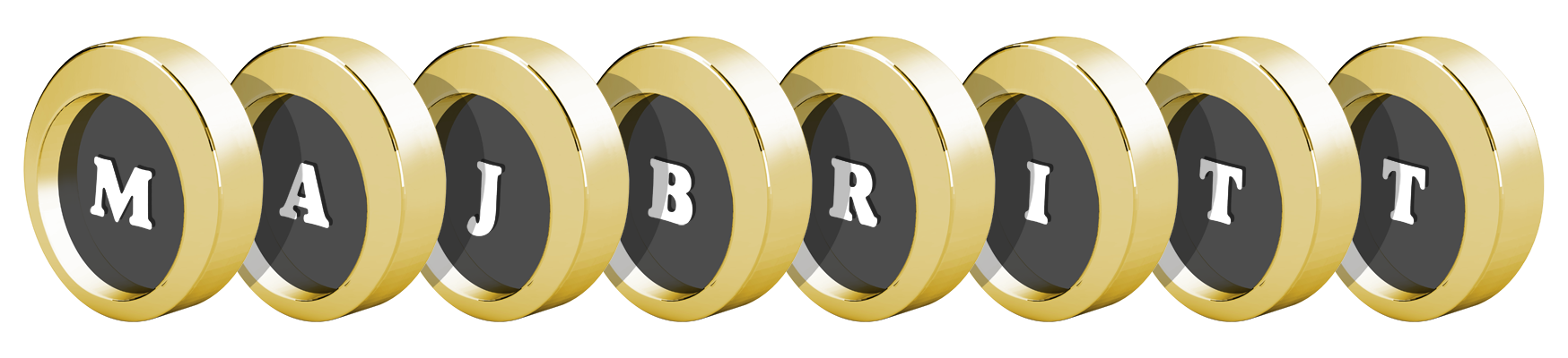 Majbritt gold logo