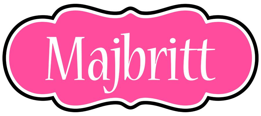 Majbritt invitation logo