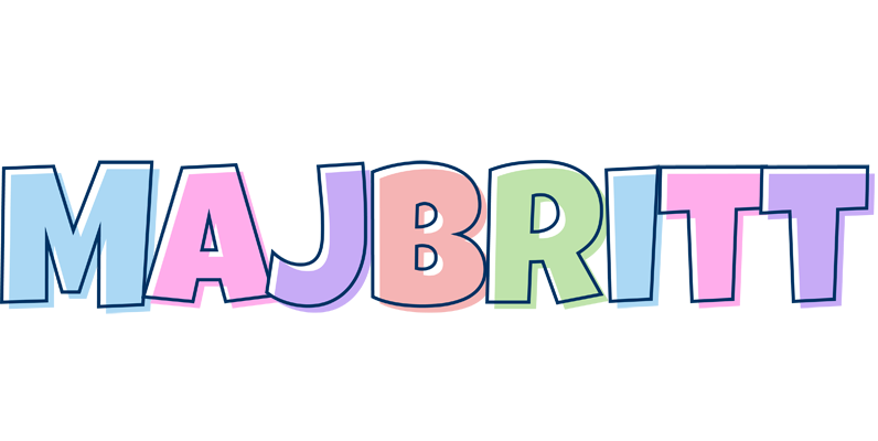 Majbritt pastel logo