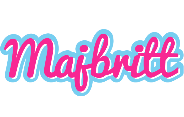 Majbritt popstar logo