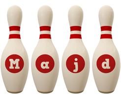 Majd bowling-pin logo