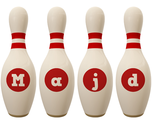 Majd bowling-pin logo