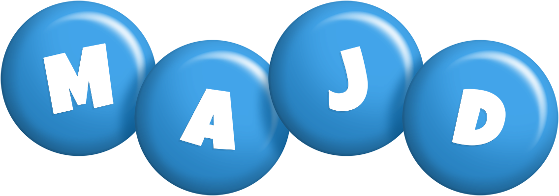Majd candy-blue logo