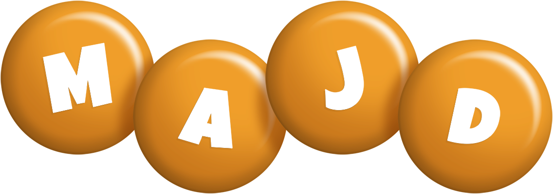 Majd candy-orange logo
