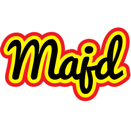 Majd flaming logo