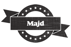 Majd grunge logo