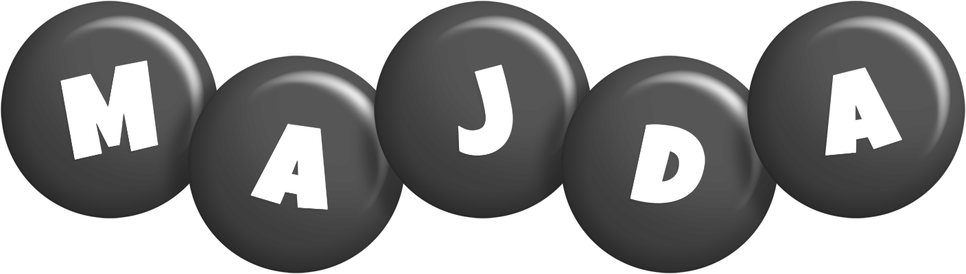 Majda candy-black logo