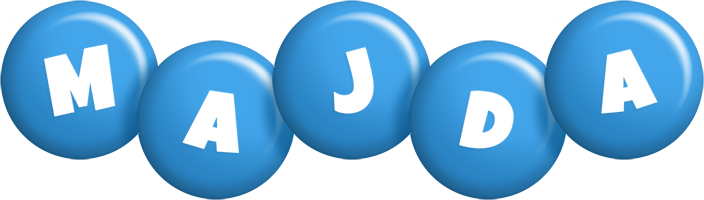 Majda candy-blue logo