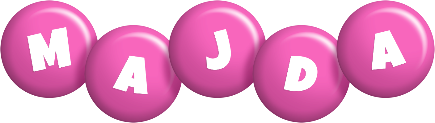 Majda candy-pink logo