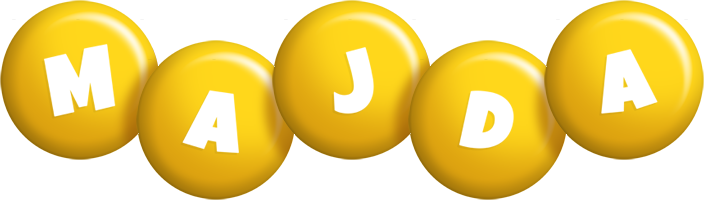 Majda candy-yellow logo