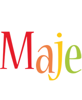 Maje birthday logo