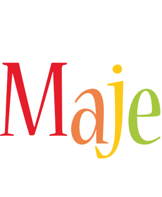 Maje birthday logo