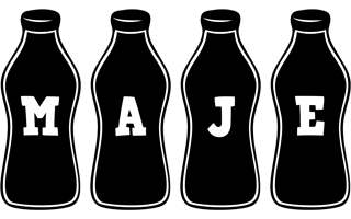 Maje bottle logo