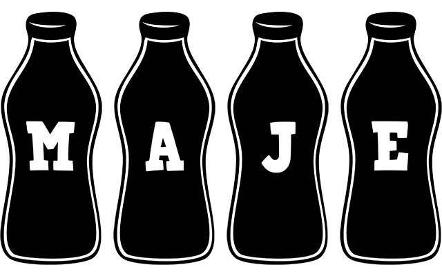 Maje bottle logo
