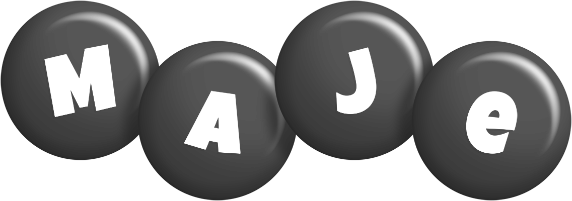Maje candy-black logo