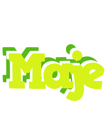 Maje citrus logo
