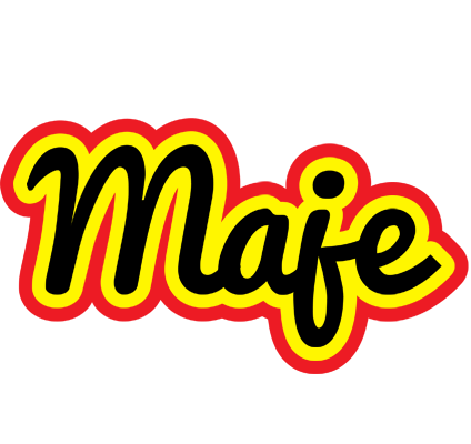 Maje flaming logo