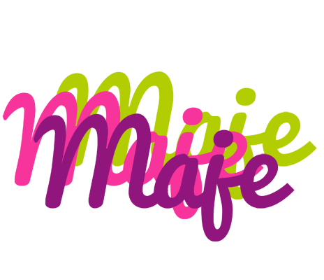 Maje flowers logo