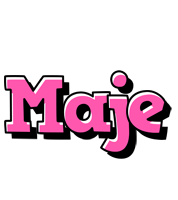 Maje girlish logo