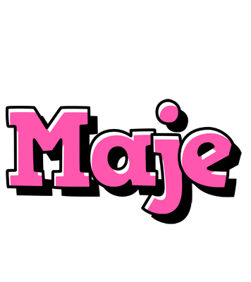 Maje girlish logo