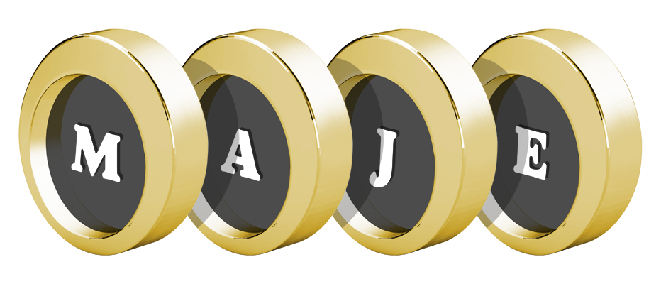 Maje gold logo