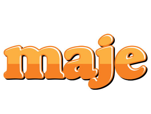 Maje orange logo