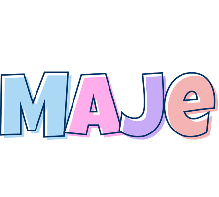 Maje pastel logo