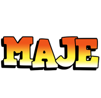 Maje sunset logo