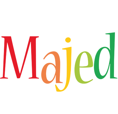 Majed birthday logo